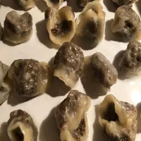 Uszka z suszonymi grzybami do barszczu