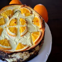 Sernik pomarańczowy :) Zdrowsza wersja sernika z pomarańczą, idealny na święta!