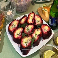 Przekąska ze śledziem jak szuba