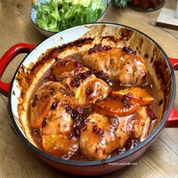 Kurczak z żurawiną i pomarańczą