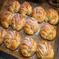 Bułeczki drożdżowe z budyniem
