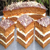 HIT na ŚWIĘTA! PIERNIK DELIKATNY JAK PUCH Z KREMEM GRYSIKOWYM, łatwy, szybki, przepyszny +FILM