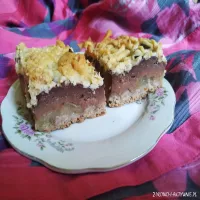 Szarlotka z czekoladowym budyniem