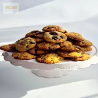 Proste ciastka z czekoladą i borówkami