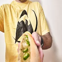 Hot dog z ketchupem z kiwi na Star Trek Day