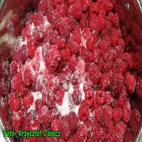 Sok z malin ( na zimę ).