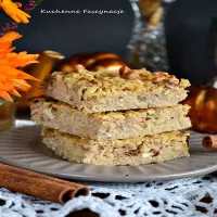 Pieczona owsianka dyniowa z orzechami