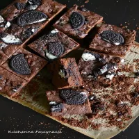 Ciasto czekoladowe z ciasteczkami oreo