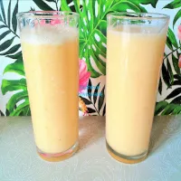 Koktajl bananowy na soku jabłkowym