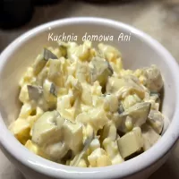 Sałatka jajeczno-pieczarkowa