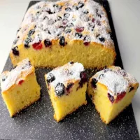 Ciasto ucierane z owocami