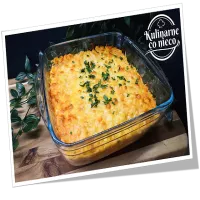 Fit Brokułowa Zapiekanka Jajeczna z Mozzarellą i Cheddarem (*SERIA FIT*)