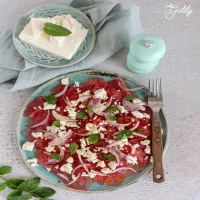 Carpaccio z arbuza z fetą