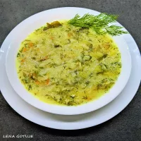 Zupa ogórkowa z ryżem